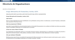 Desktop Screenshot of directorioorganizaciones.blogspot.com