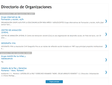 Tablet Screenshot of directorioorganizaciones.blogspot.com