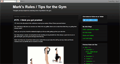 Desktop Screenshot of marklexusgymrules.blogspot.com