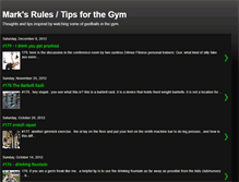 Tablet Screenshot of marklexusgymrules.blogspot.com