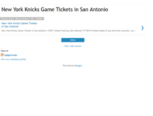 Tablet Screenshot of newyorkknicksgameticketsinsanantonio.blogspot.com