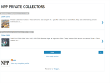 Tablet Screenshot of nppprivatecollectors.blogspot.com