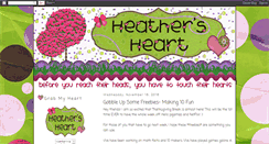 Desktop Screenshot of heathersfirstgradeheart.blogspot.com