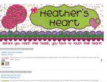 Tablet Screenshot of heathersfirstgradeheart.blogspot.com