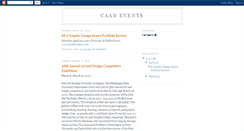 Desktop Screenshot of caad-events.blogspot.com