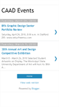 Mobile Screenshot of caad-events.blogspot.com