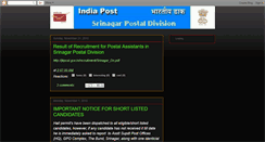 Desktop Screenshot of indiapostsgr.blogspot.com