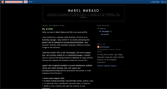 Desktop Screenshot of mabelmabaso.blogspot.com