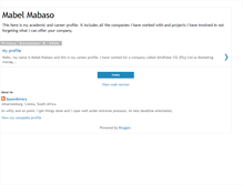 Tablet Screenshot of mabelmabaso.blogspot.com