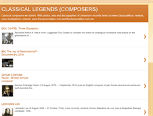 Tablet Screenshot of classicalegends.blogspot.com