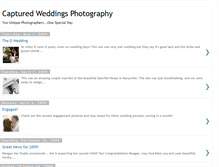 Tablet Screenshot of capturedweddings.blogspot.com