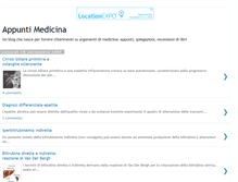 Tablet Screenshot of medicinappunti.blogspot.com