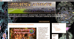 Desktop Screenshot of inteligenciaalternativa.blogspot.com