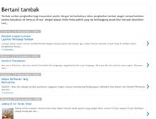 Tablet Screenshot of bertanitambak.blogspot.com