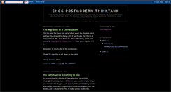 Desktop Screenshot of chogpostmodernthinktank.blogspot.com