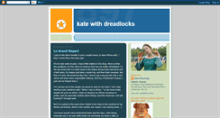 Desktop Screenshot of katewithdreadlocks.blogspot.com