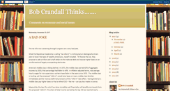 Desktop Screenshot of bobcrandallthinks.blogspot.com