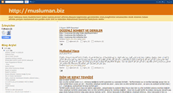 Desktop Screenshot of muslumanbiz.blogspot.com