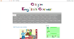 Desktop Screenshot of cayonenglishcorner.blogspot.com