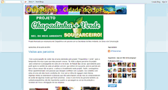 Desktop Screenshot of chapadinhacidadedosipes.blogspot.com