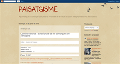 Desktop Screenshot of paisatgismevila.blogspot.com