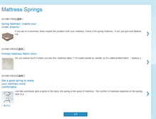 Tablet Screenshot of mattress-springs.blogspot.com