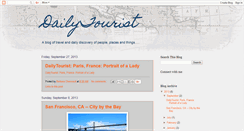 Desktop Screenshot of dailytourist.blogspot.com