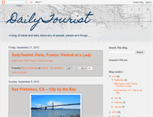 Tablet Screenshot of dailytourist.blogspot.com