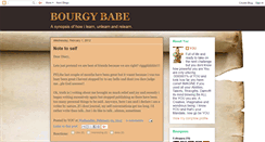 Desktop Screenshot of bourgybabe.blogspot.com