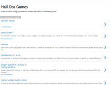 Tablet Screenshot of halldosgames.blogspot.com