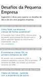 Mobile Screenshot of desafiosdapequenaempresa.blogspot.com