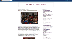 Desktop Screenshot of lewkofamilyblog.blogspot.com