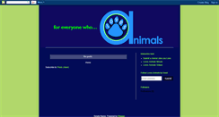 Desktop Screenshot of lovesanimalscom.blogspot.com
