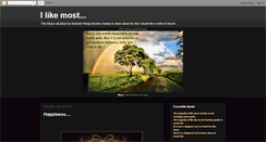 Desktop Screenshot of ilikemostinlife.blogspot.com