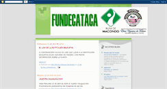 Desktop Screenshot of fundecataca.blogspot.com