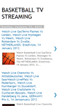 Mobile Screenshot of basketball-tv-streaming.blogspot.com