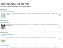 Tablet Screenshot of carrieandcharlietietheknot.blogspot.com