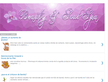 Tablet Screenshot of beautysoulspa.blogspot.com