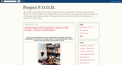 Desktop Screenshot of projectfoodnow.blogspot.com