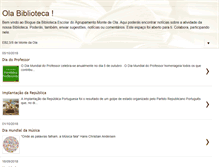 Tablet Screenshot of biblioteca-ola.blogspot.com