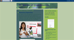 Desktop Screenshot of our4thgradeclassroom.blogspot.com