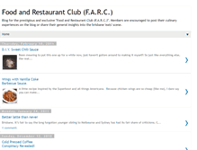 Tablet Screenshot of foodandrestaurantclub.blogspot.com