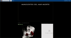 Desktop Screenshot of escritos-muertos.blogspot.com