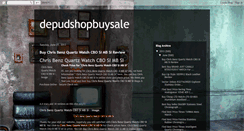 Desktop Screenshot of depudshopbuysale.blogspot.com