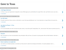 Tablet Screenshot of gone-to-texas.blogspot.com