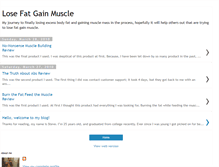 Tablet Screenshot of lose-fat-gain-muscle--steve.blogspot.com