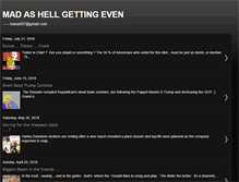 Tablet Screenshot of mad-as-hell-getting-even.blogspot.com