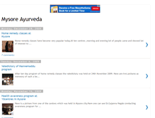 Tablet Screenshot of mysoreayurveda.blogspot.com