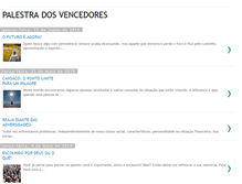 Tablet Screenshot of palestradosvencedores.blogspot.com
