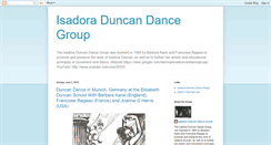 Desktop Screenshot of isadoraduncandancegroup.blogspot.com